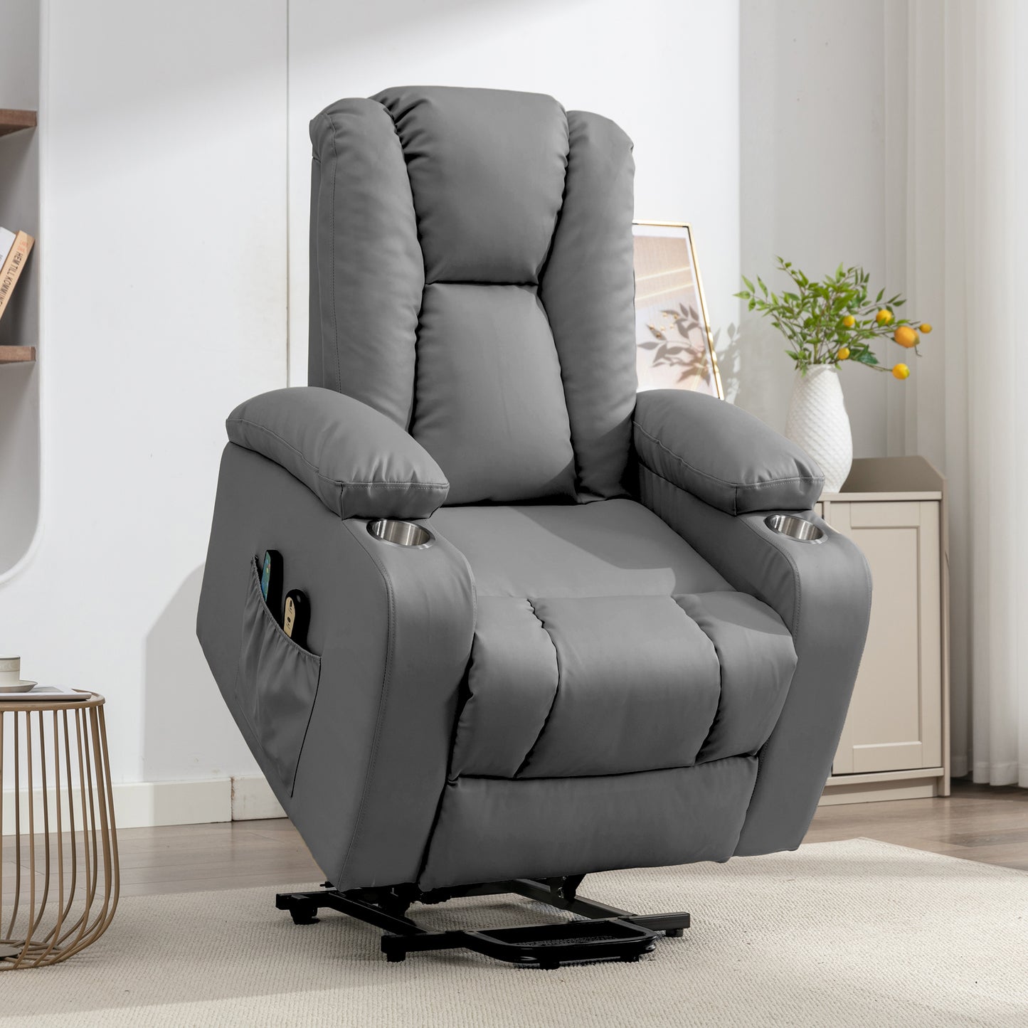 Saxham electric riser recliner with massage and heat