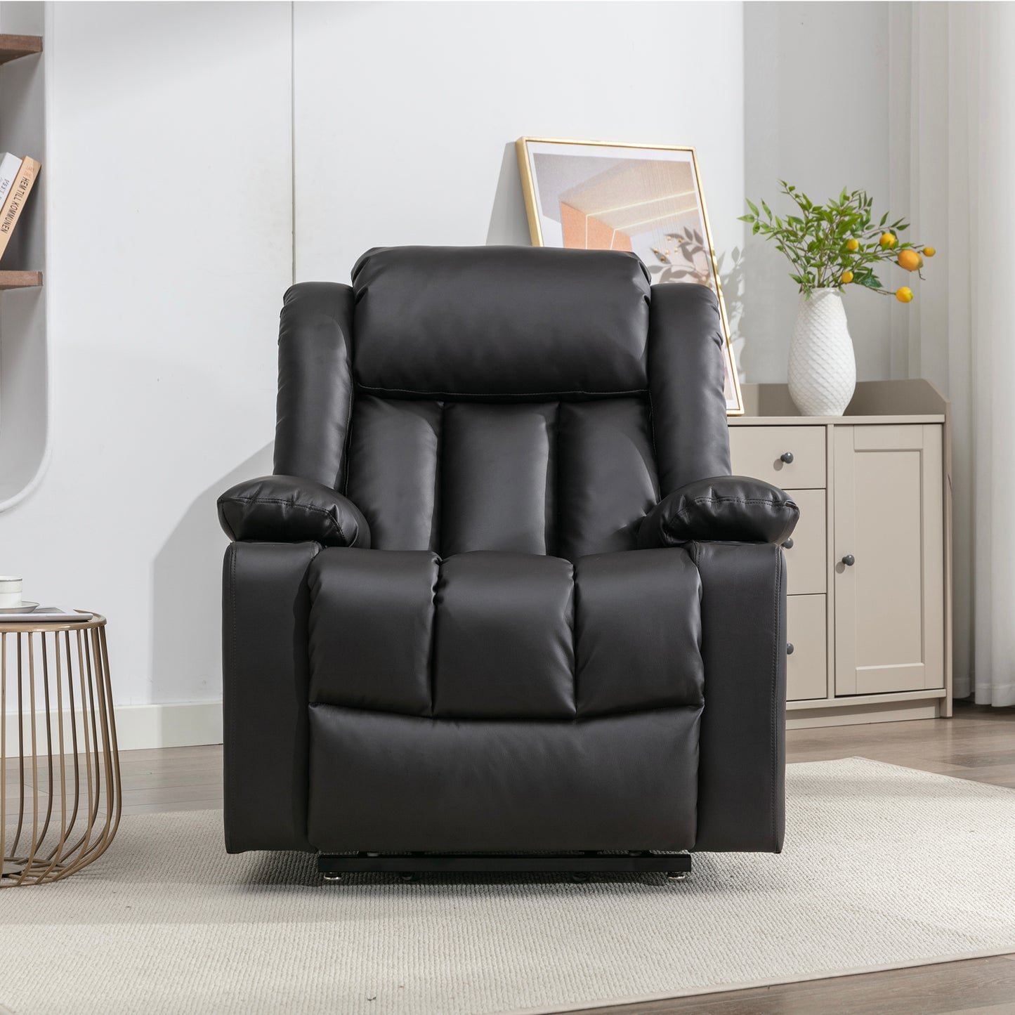 Hargrave heat massage dual motor electric riser recliner