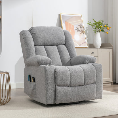 Sedgeford electric riser recliner with massage and heat