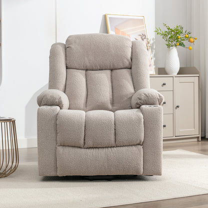 Sedgeford electric riser recliner with massage and heat