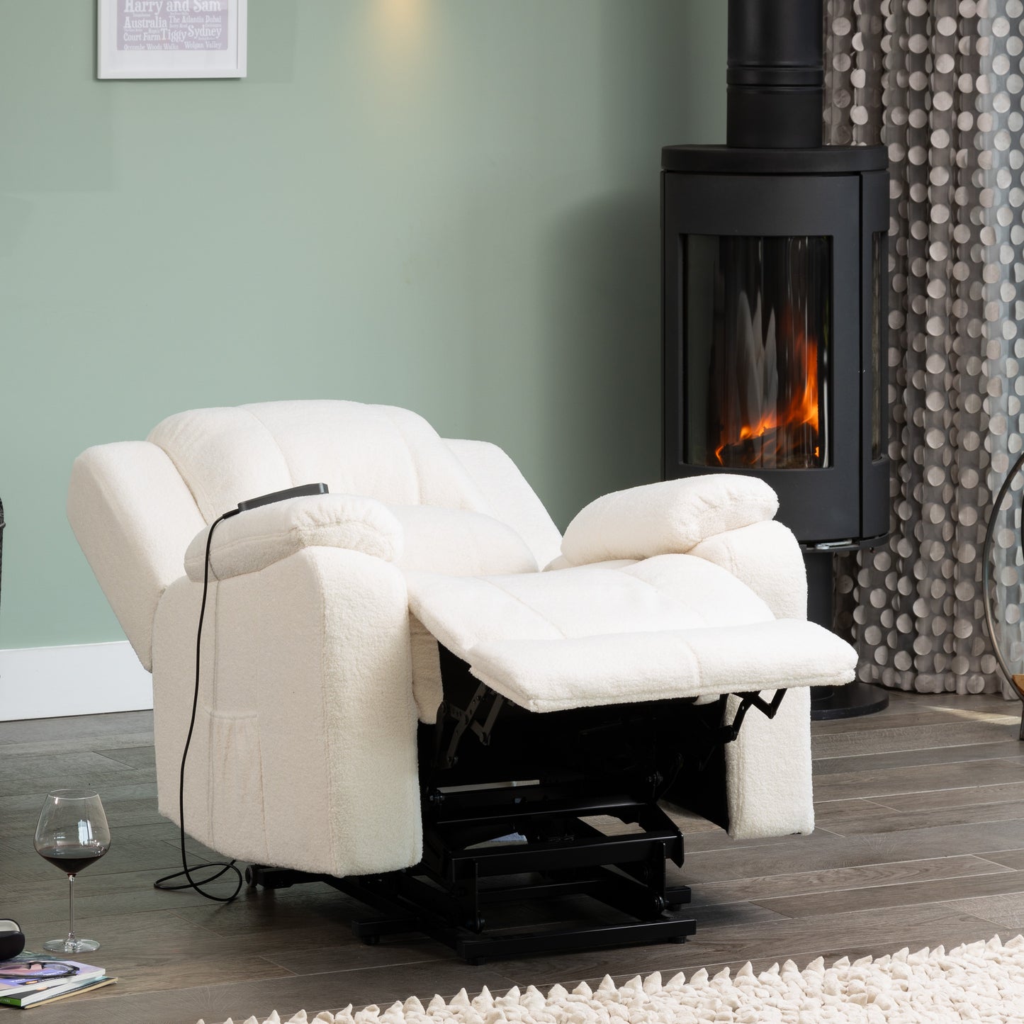 Shendish Electric Riser Recliner With Massage And Heat