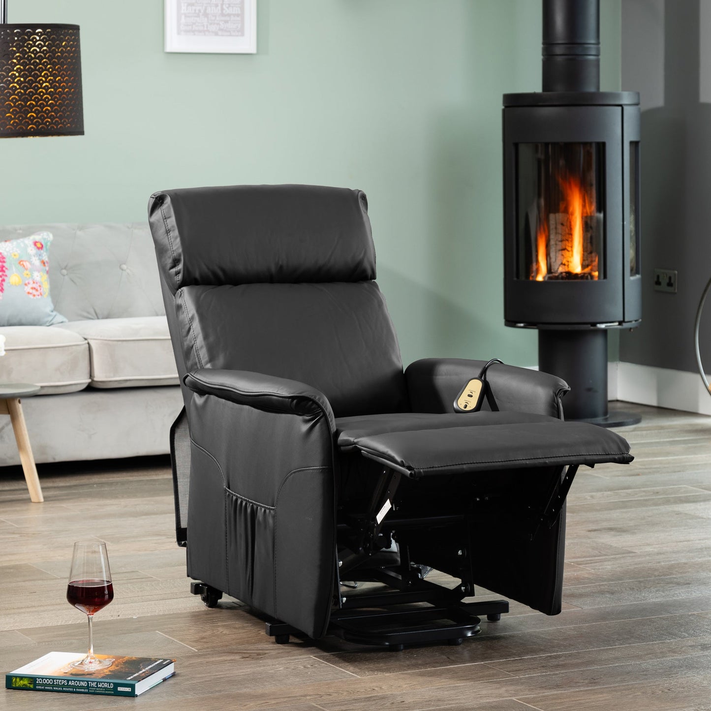 Chalfont electric lift assist riser recliner chair