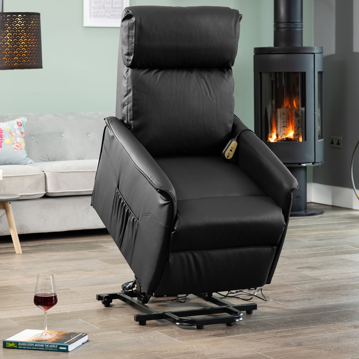Chalfont electric lift assist riser recliner chair