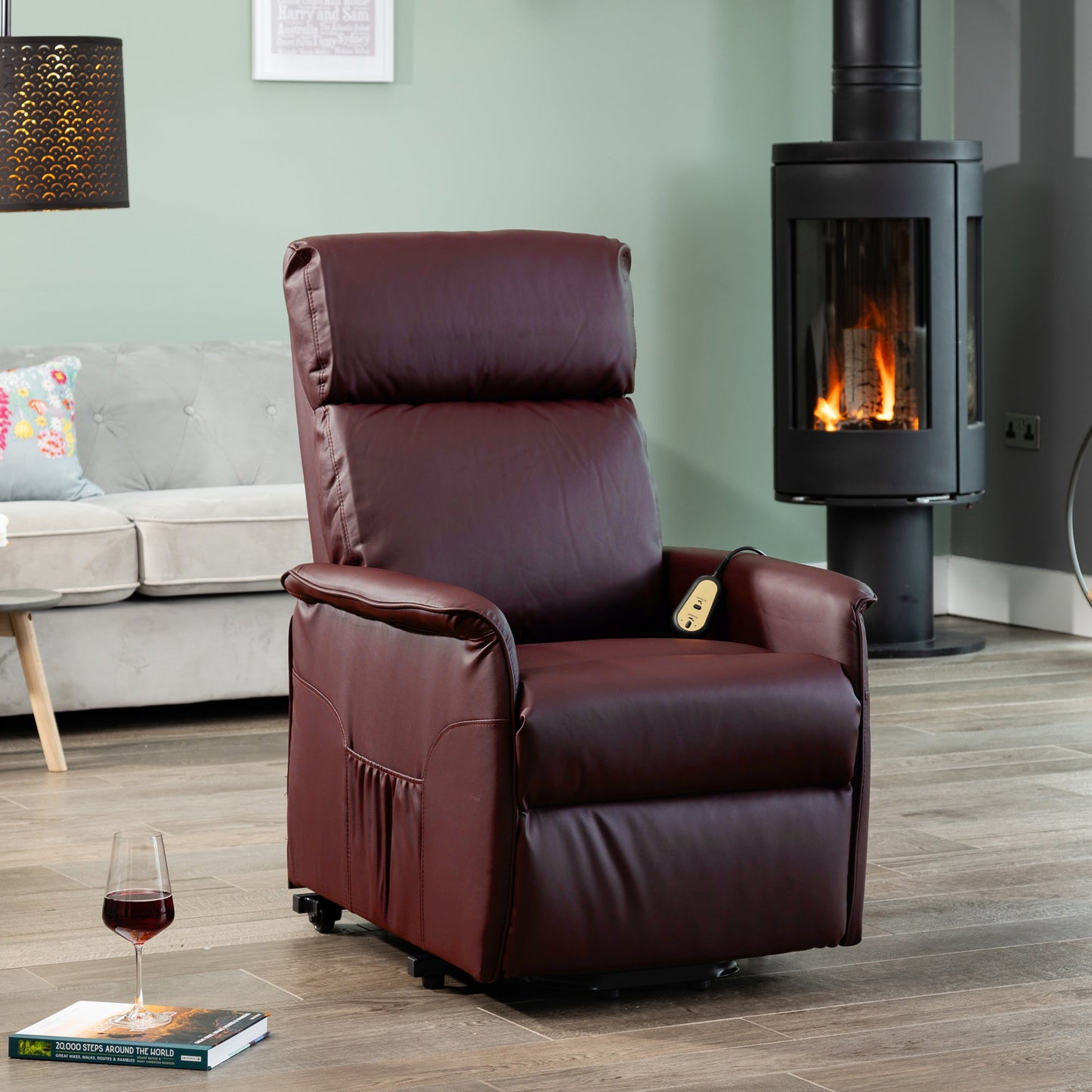 Chalfont electric lift assist riser recliner chair