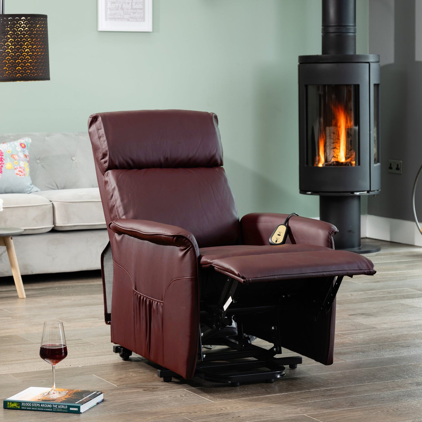 Chalfont electric lift assist riser recliner chair