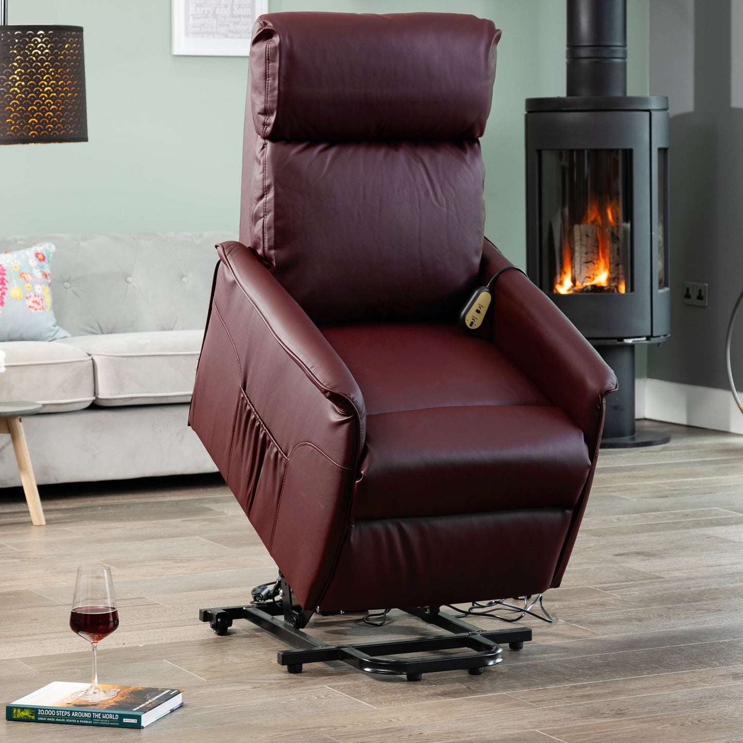 Chalfont electric lift assist riser recliner chair