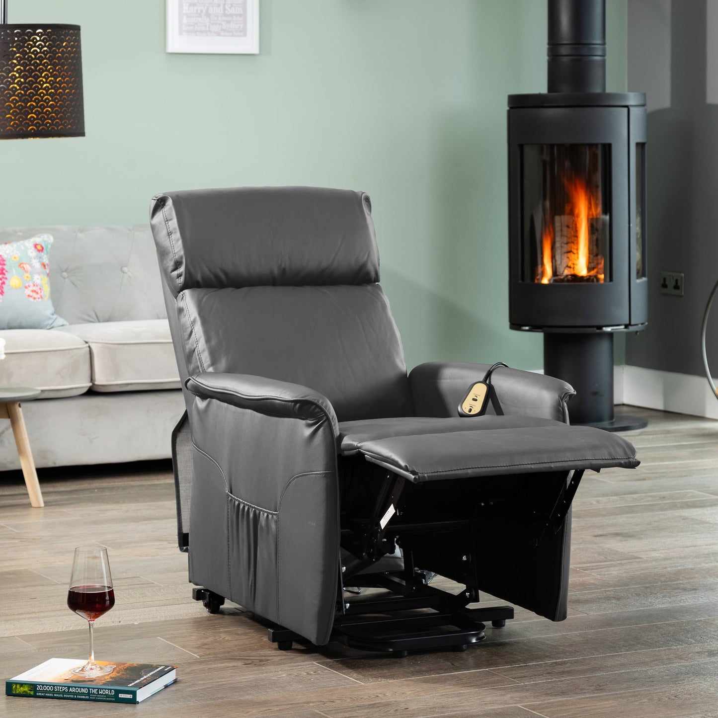 Chalfont electric lift assist riser recliner chair