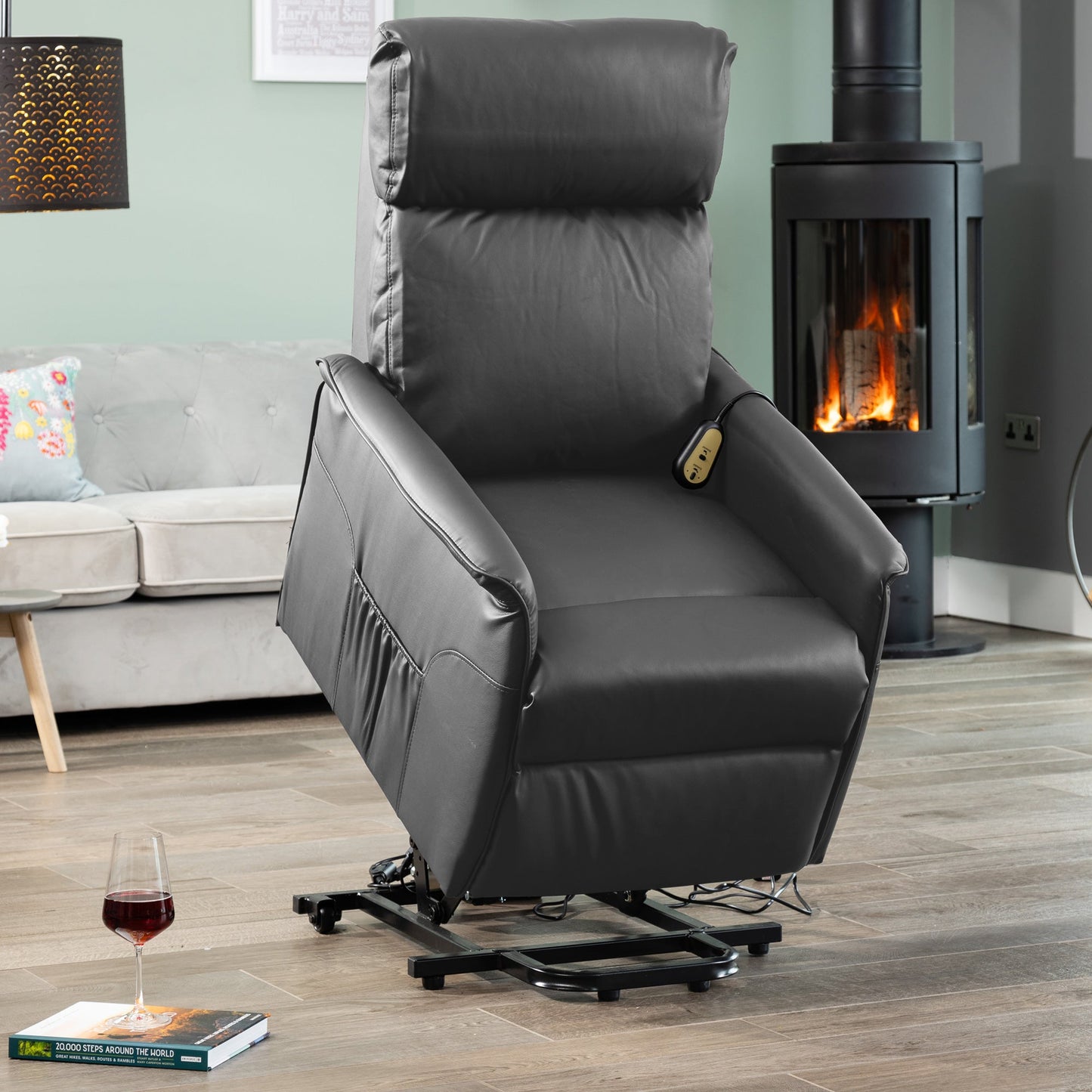 Chalfont electric lift assist riser recliner chair