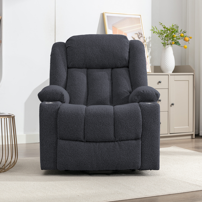 Sedgeford electric riser recliner with massage and heat