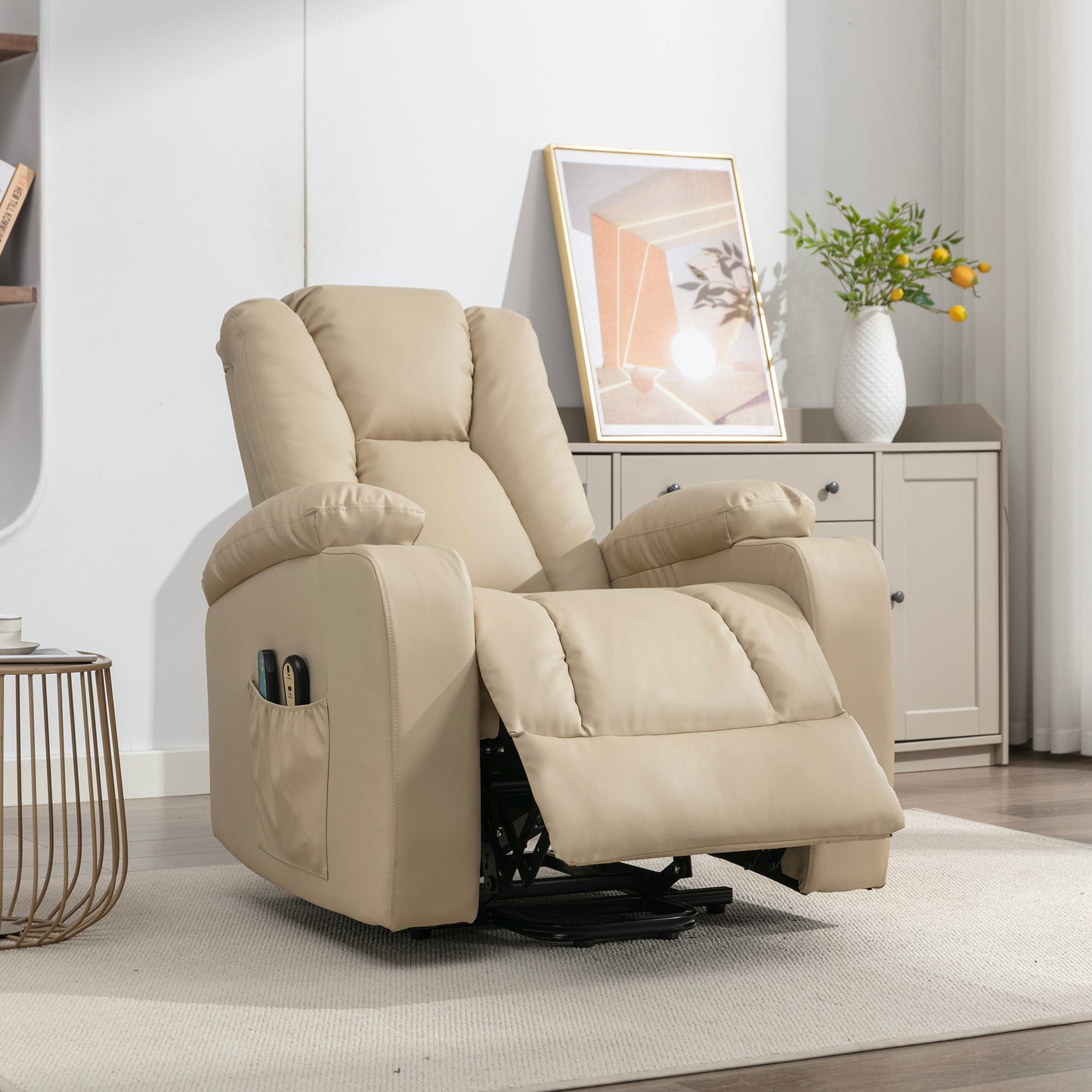 Saxham electric riser recliner with massage and heat