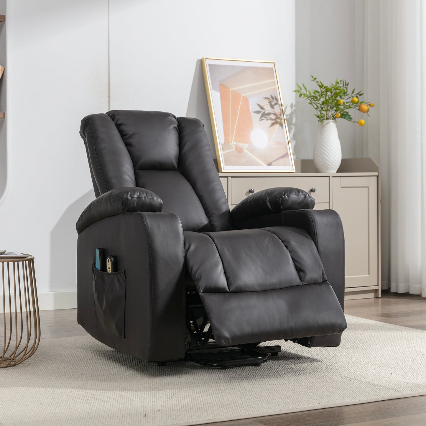 Saxham electric riser recliner with massage and heat