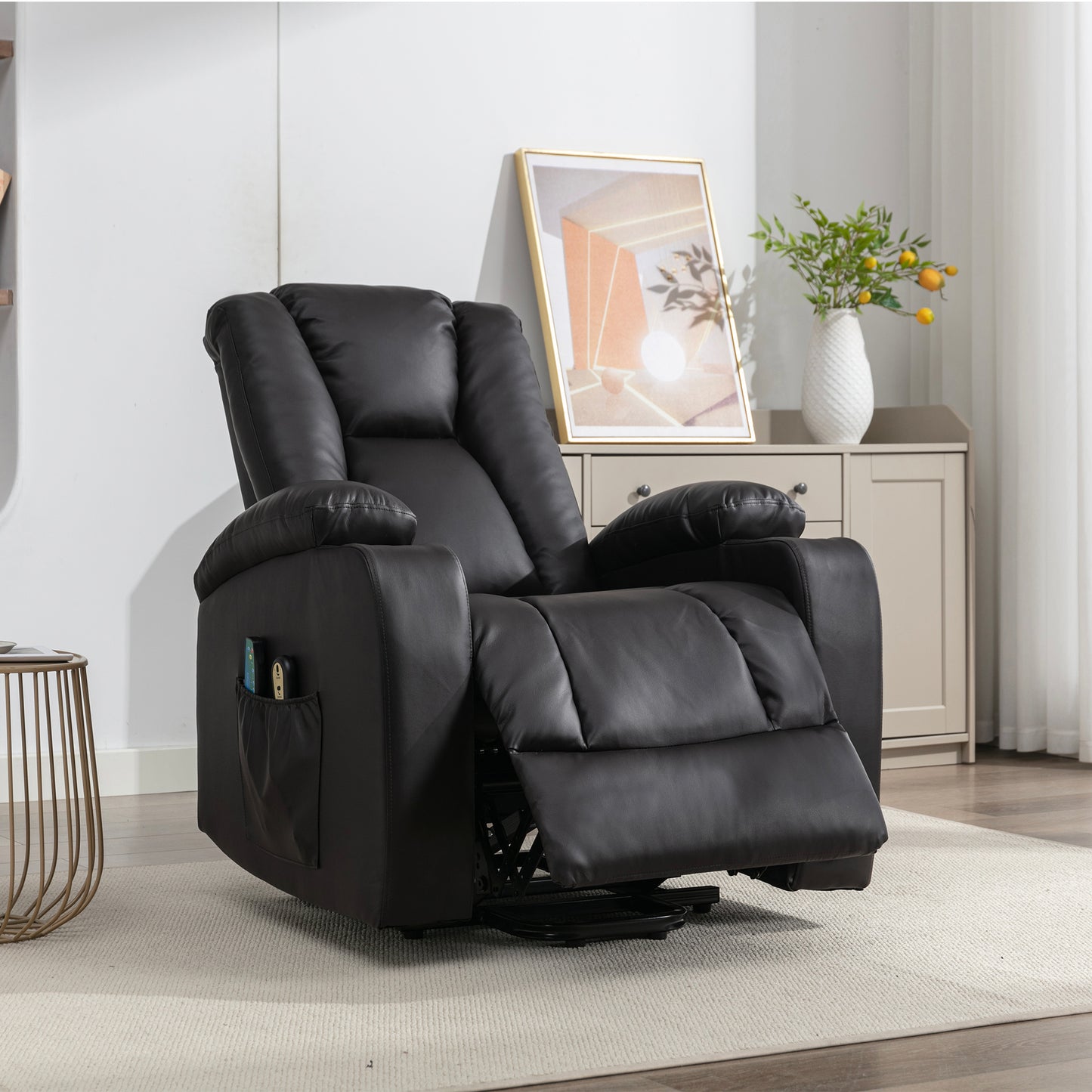 Saxham electric riser recliner with massage and heat